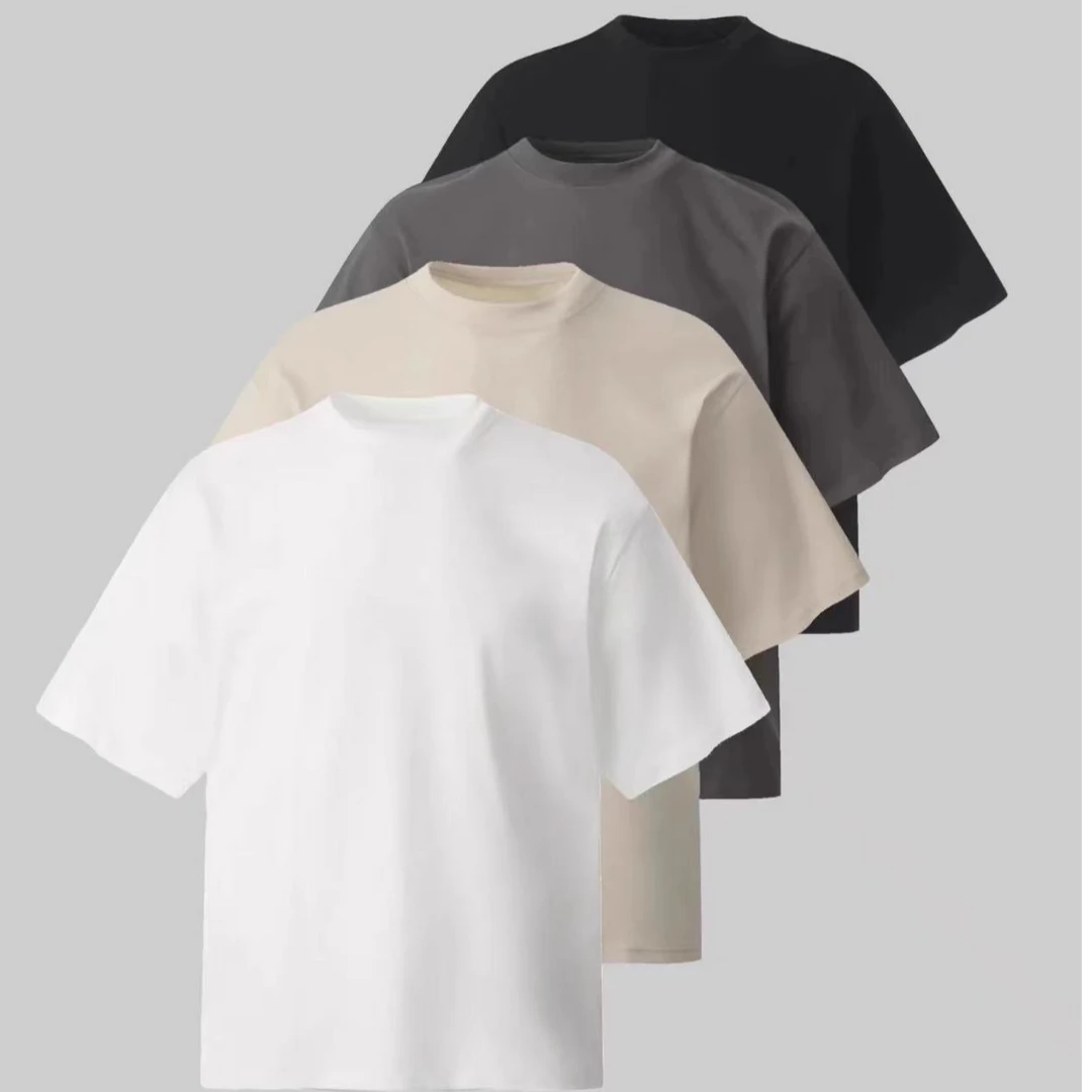 （3号）301～399 good重磅小领口国潮牌T恤刺绣短袖男夏季宽松情侣