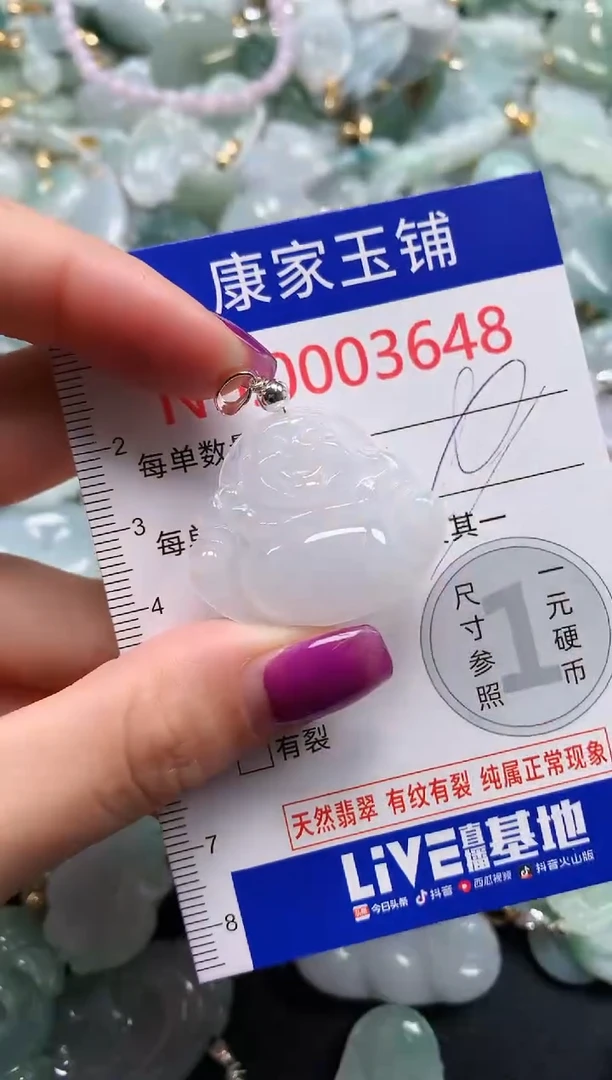 颈饰未镶嵌翡翠3648