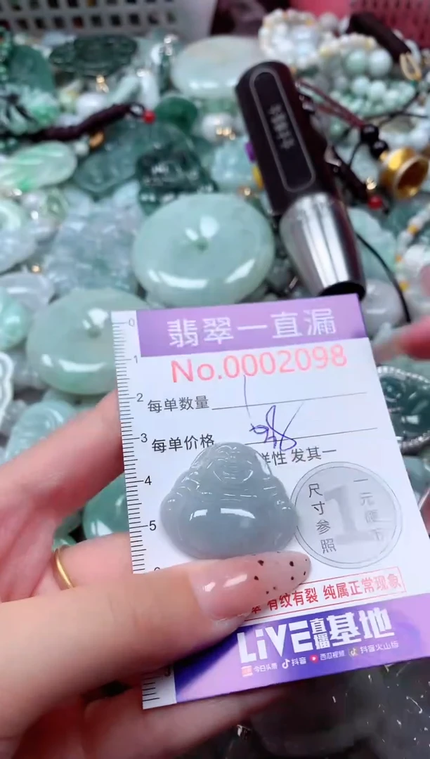 翡翠未镶嵌吊坠(不含链)2098