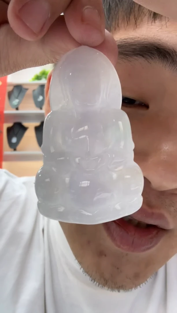 【闪购商品】翡翠颈饰未镶嵌天然翡翠A货孤品一件