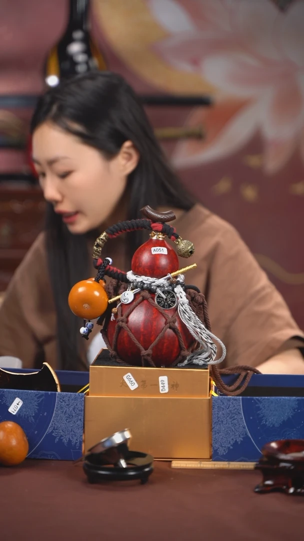 【闪购商品】051号500ml左右非遗漆器酒葫芦