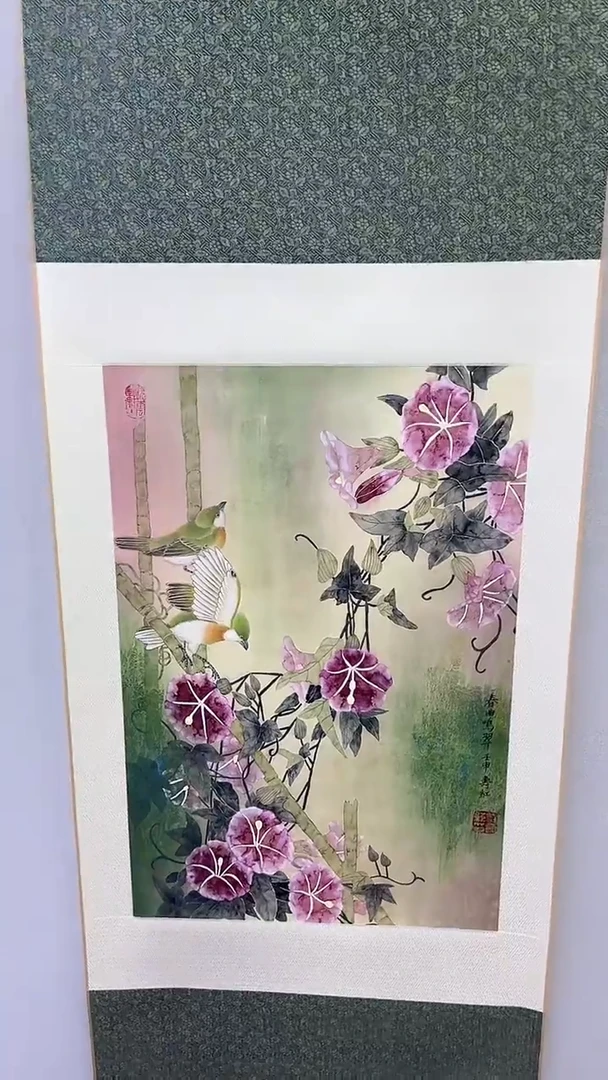 国画庄寿红-2.4平尺-花鸟国画-工笔