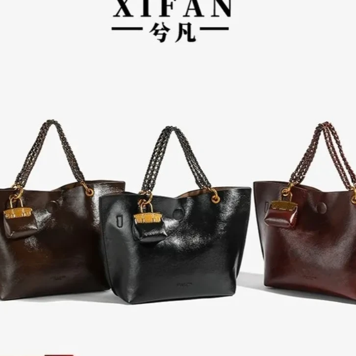 1017-1056-单肩高级2024包包新款包大容量托特复古斜挎包通勤