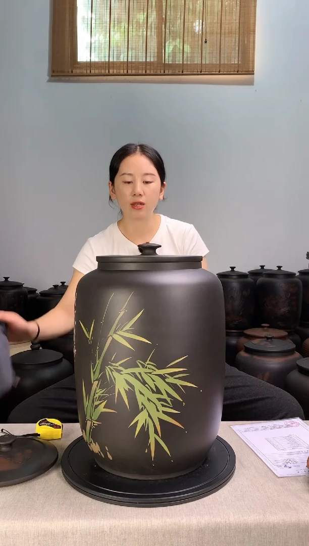 建水紫陶茶缸微瑕疵