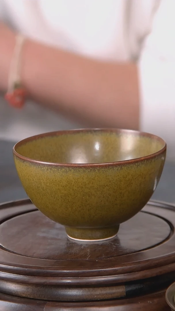 【闪购商品】杯子 景韵堂仿清官窑制茶叶末釉