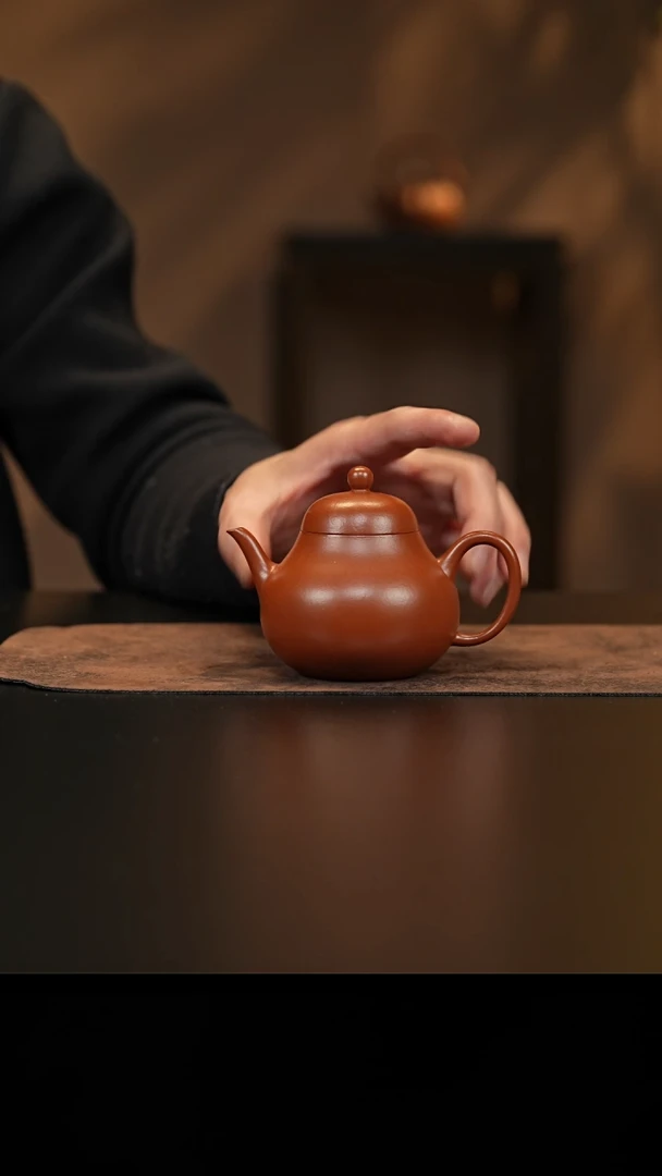【闪购商品】紫砂茶壶允禾斋wdx 朱泥 梨 150c