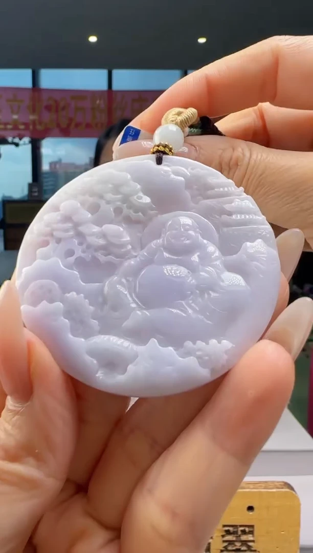 翡翠未镶嵌颈饰YJ@@60B7J14981