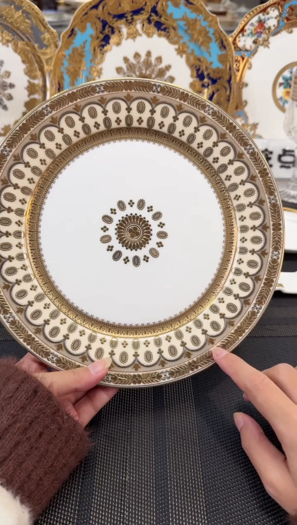 瓷片9英寸平盘 1个