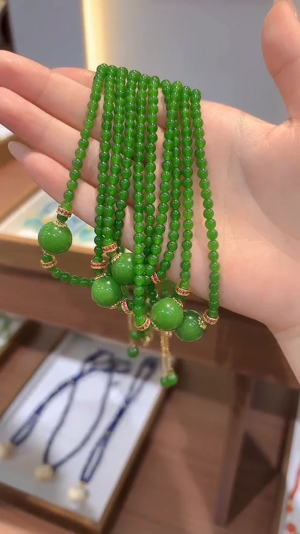 毛衣链未镶嵌和田玉DIY款X362