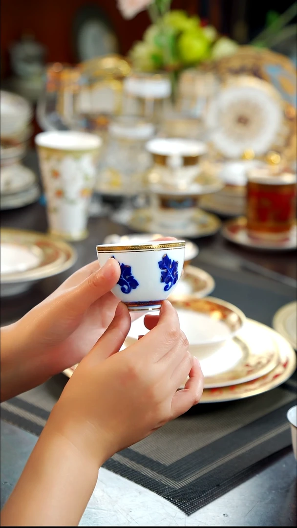 瓷片主人杯  1个