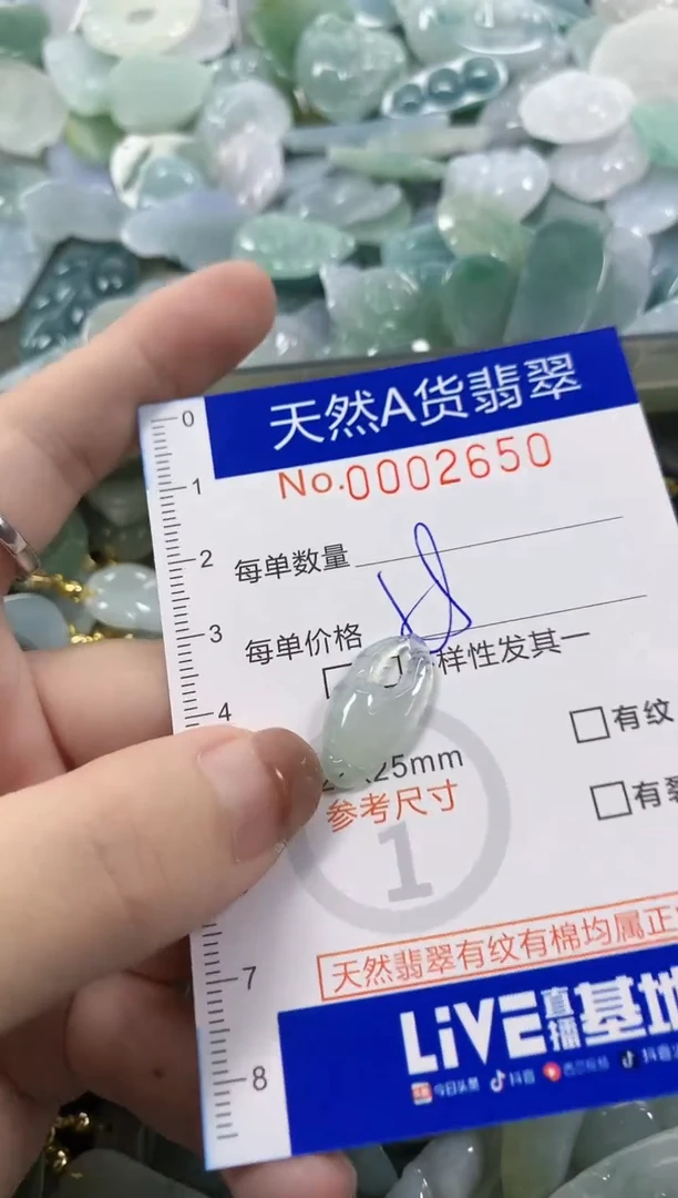 颈饰未镶嵌翡翠天然A货翡翠