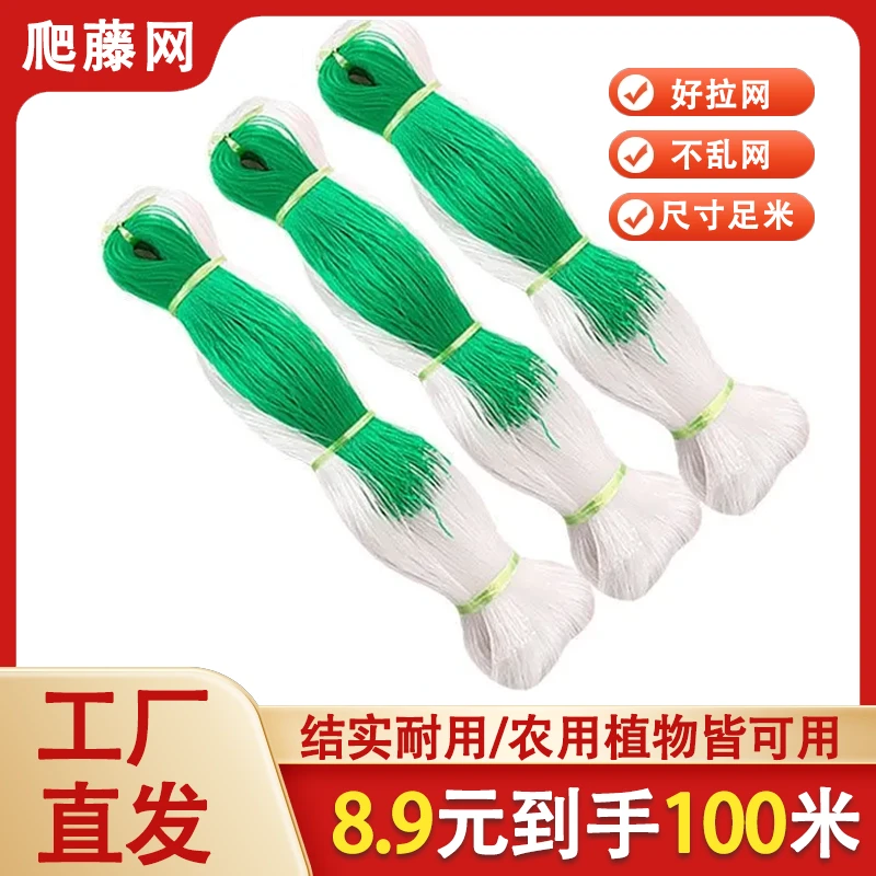 豇豆吊瓜丝瓜苦瓜黄瓜豆角百香果专用网植物爬藤网种植网攀爬农用