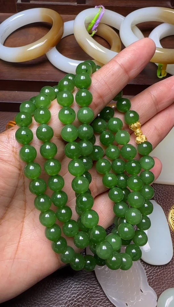 未镶嵌和田玉挂件和田玉手链
