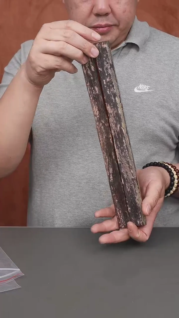 其他小叶紫檀拆房老料镇尺一对