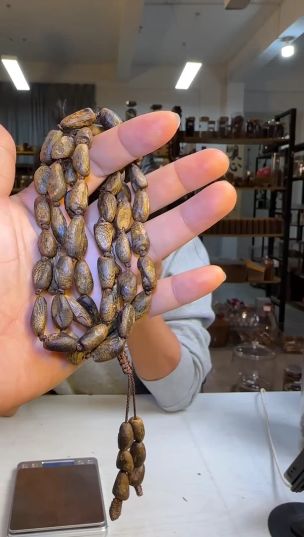 沉香手串沉水级海南奇楠树丁长串24g+