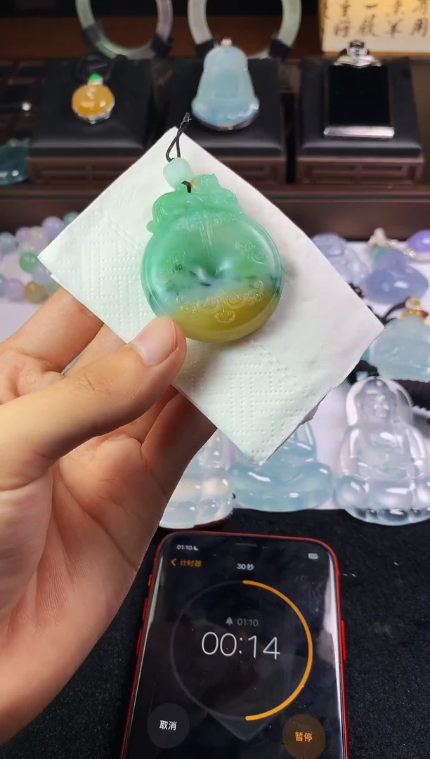 未镶嵌定制翡翠书***～5002毛货不退不换