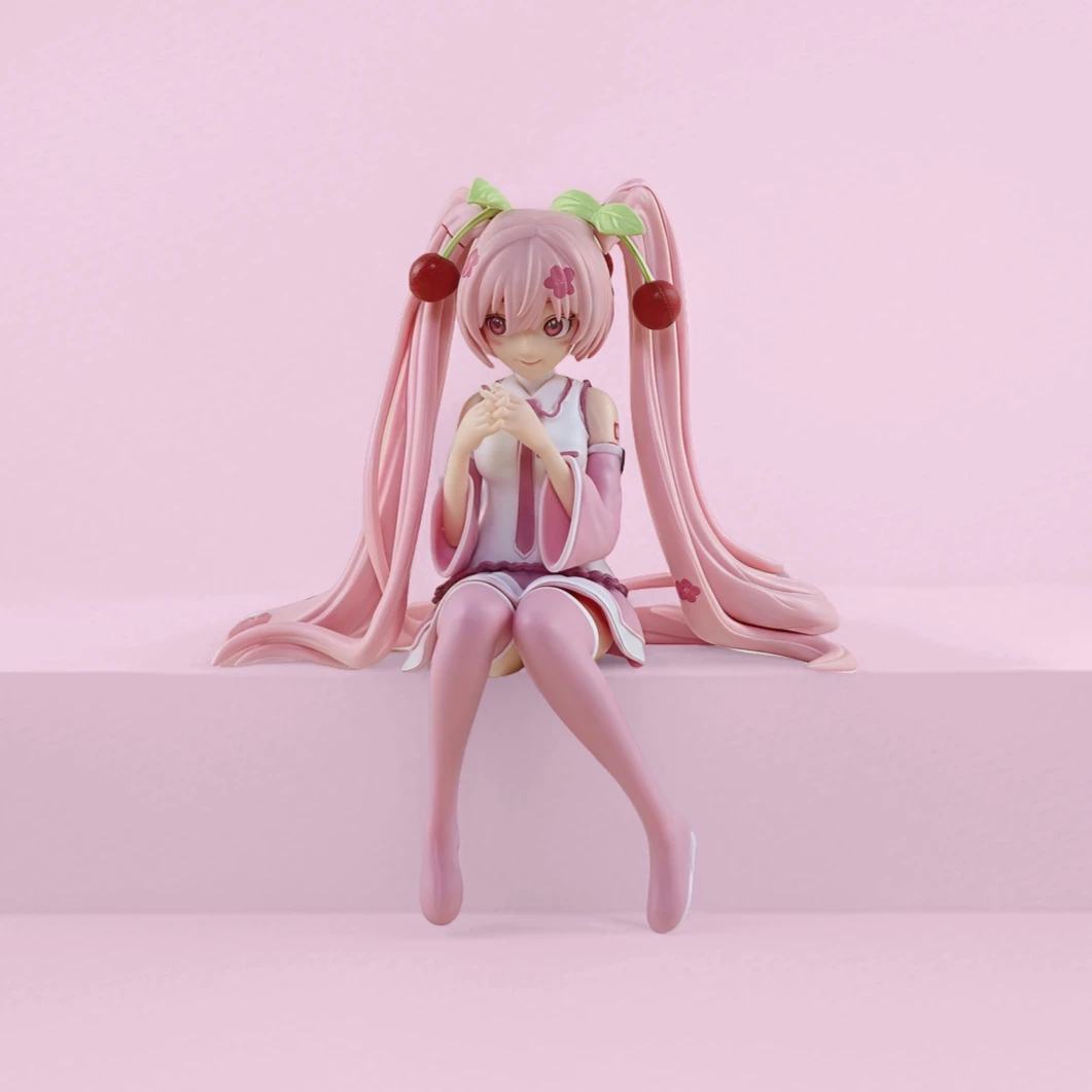 坐姿樱桃初音手办