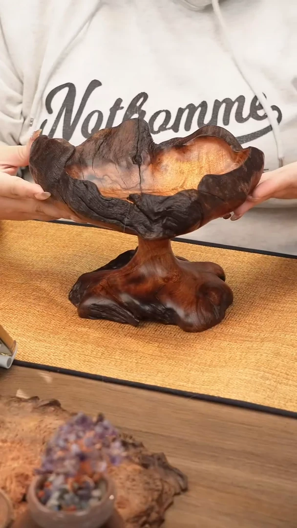 10号云小屋紫柚木果盘