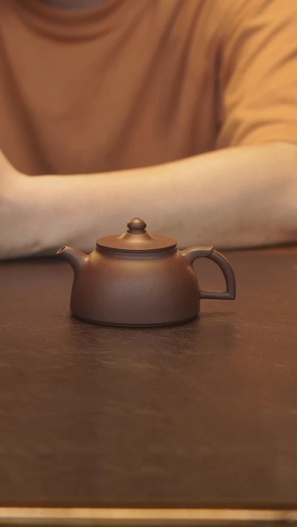 茶壶紫砂全手工超精工 笠帽 150cc