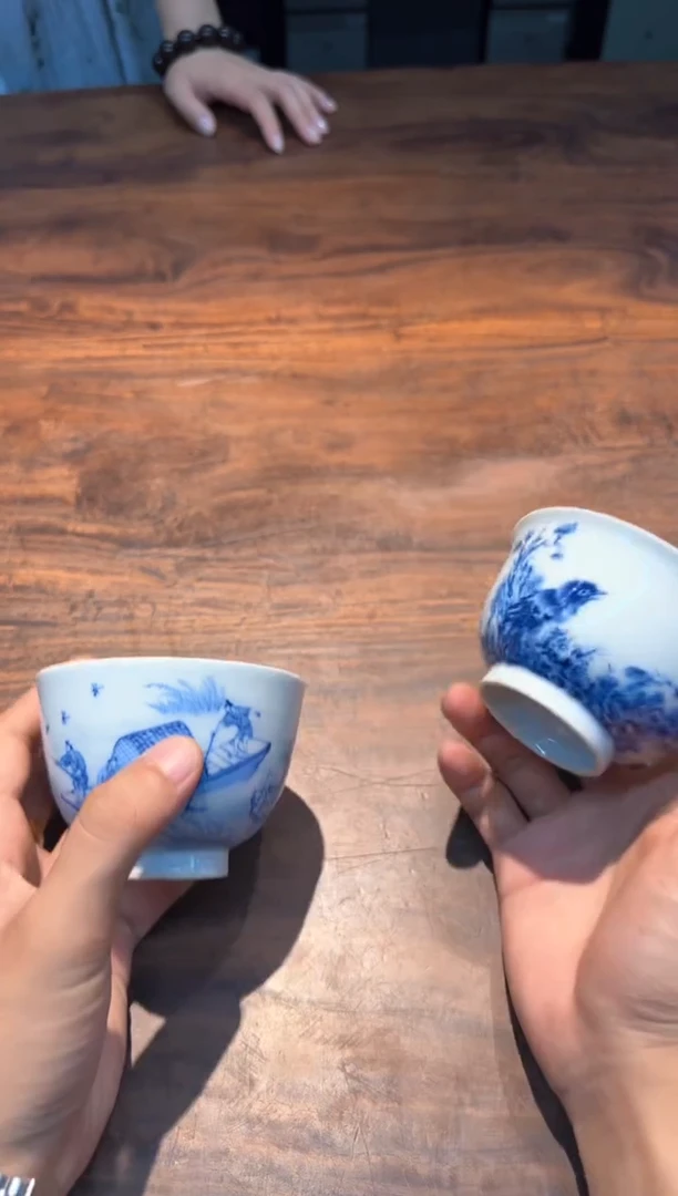 聿磬山房 青花单杯（不挑）