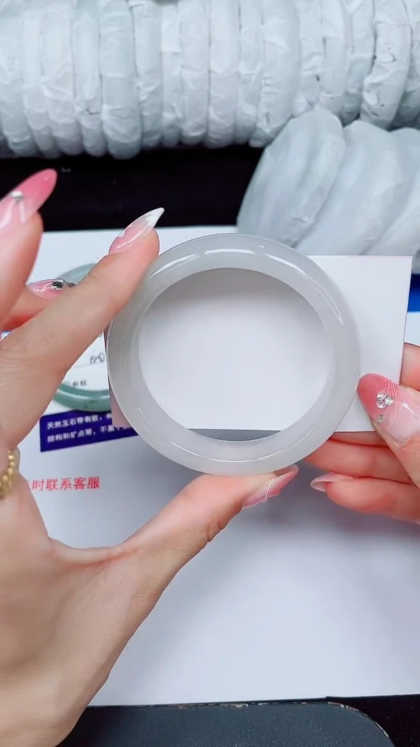 未镶嵌手镯石英质玉447-55/56