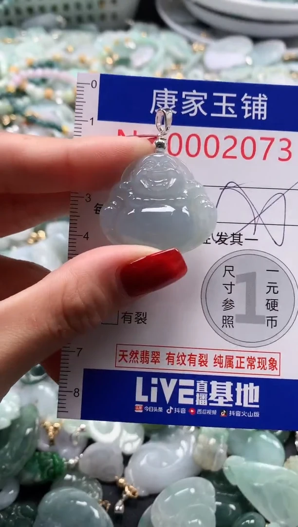 翡翠未镶嵌吊坠(不含链)2073