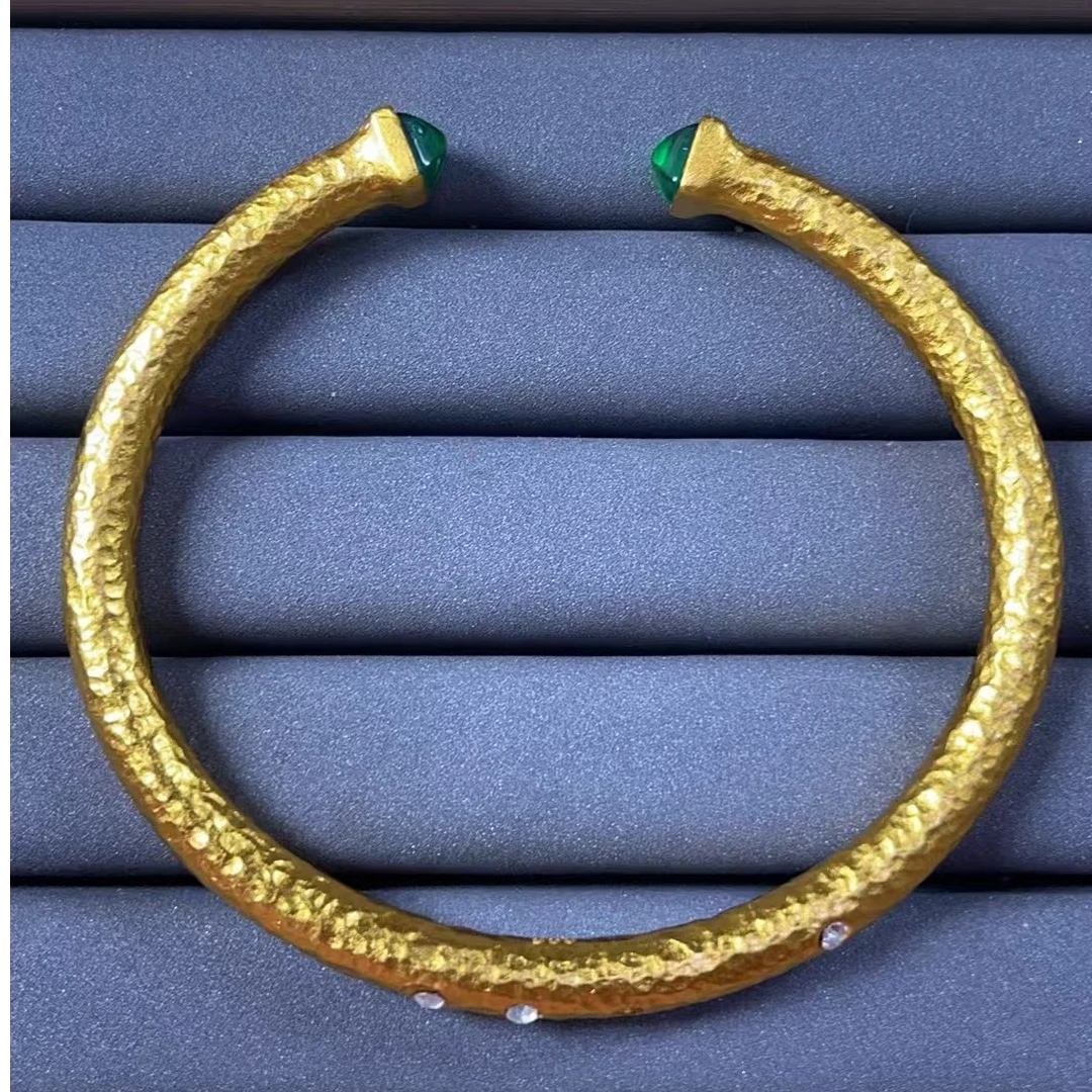 宝阁甄选黄绿镶嵌手镯294