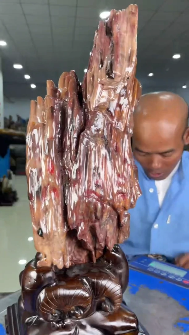 【闪购商品】硅化玉摆件未镶嵌56