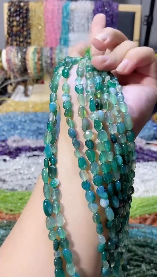 未镶嵌珠宝半成品水晶随行绿玛