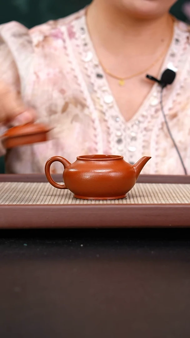 茶壶紫砂黄龙山朱泥孟臣执壶