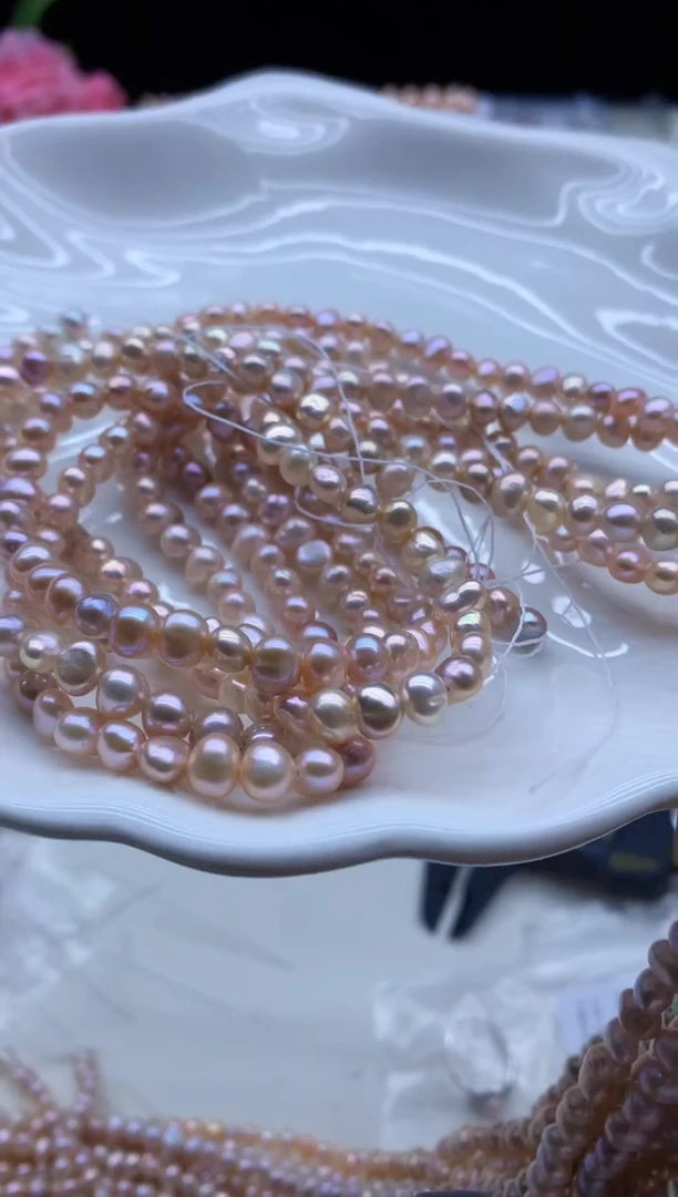 【闪购商品】淡水珍珠颈饰未镶嵌淡水珍珠项链多样性发其一