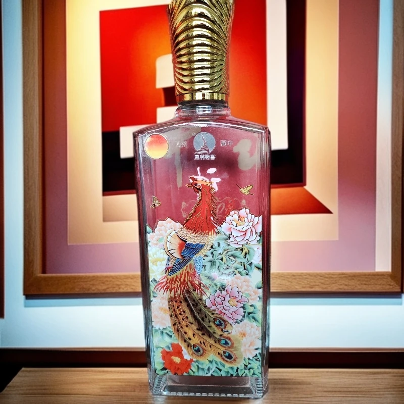 喜柳神泉凤香型神泉百年御宴贡品酒52度500
