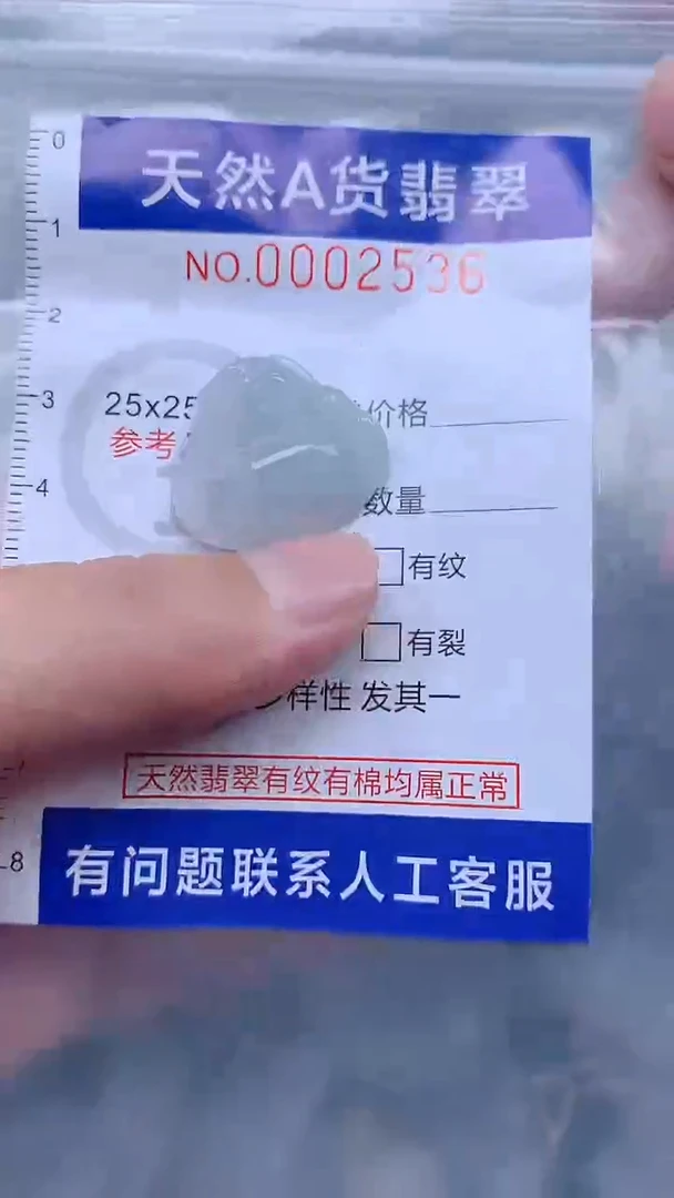 翡翠未镶嵌吊坠(不含链)1