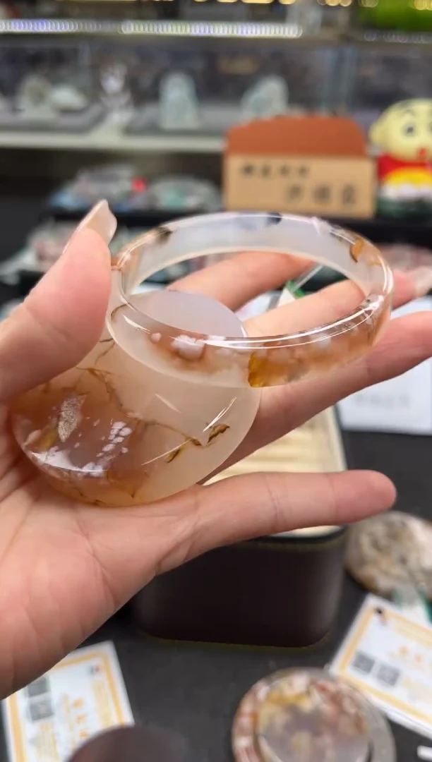 未镶嵌手镯石英质玉60圈口（赠品镯心）6376744