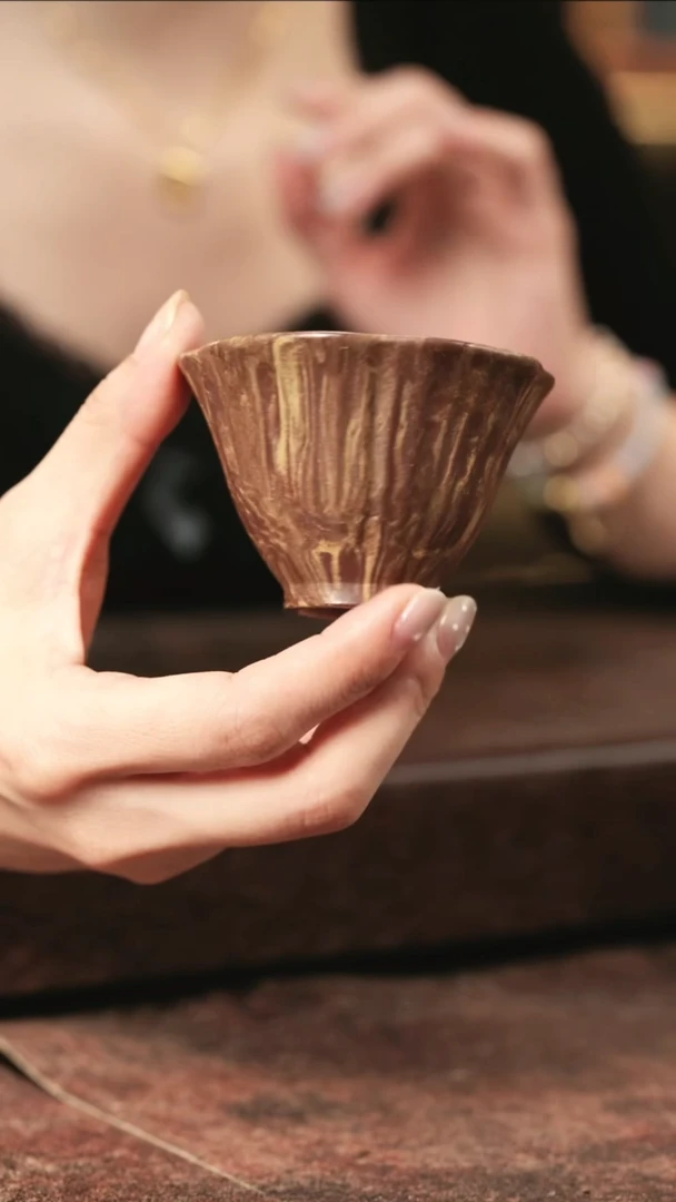 茶壶紫砂绞泥杯子