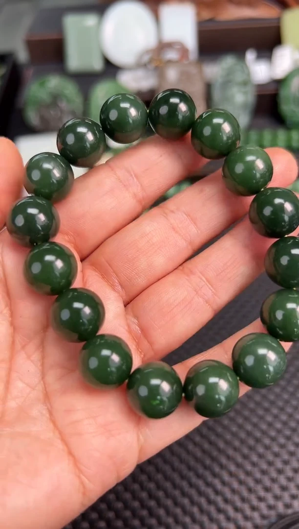 【闪购商品】和田玉手串未镶嵌约13毫米手串
