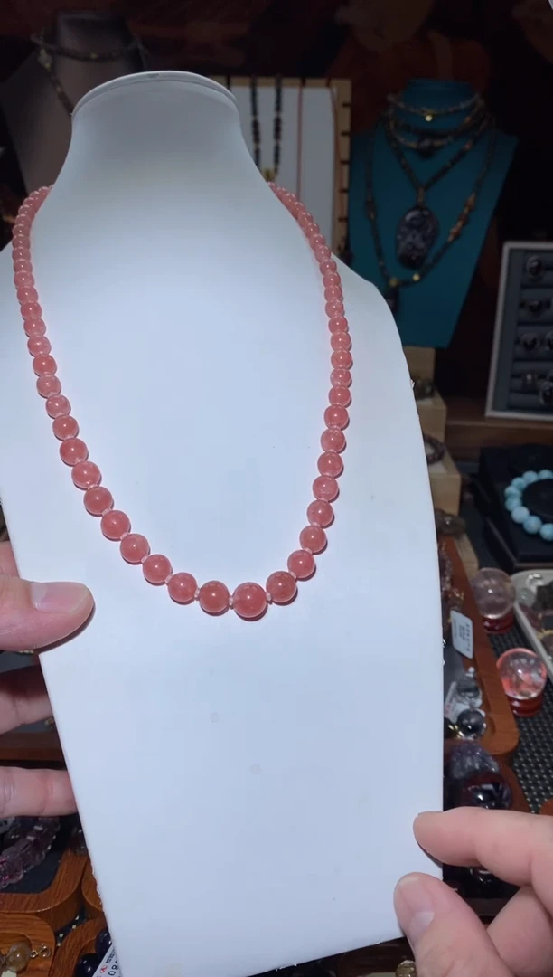 【闪购商品】菱锰矿（红纹石）红纹石塔链未镶嵌塔链