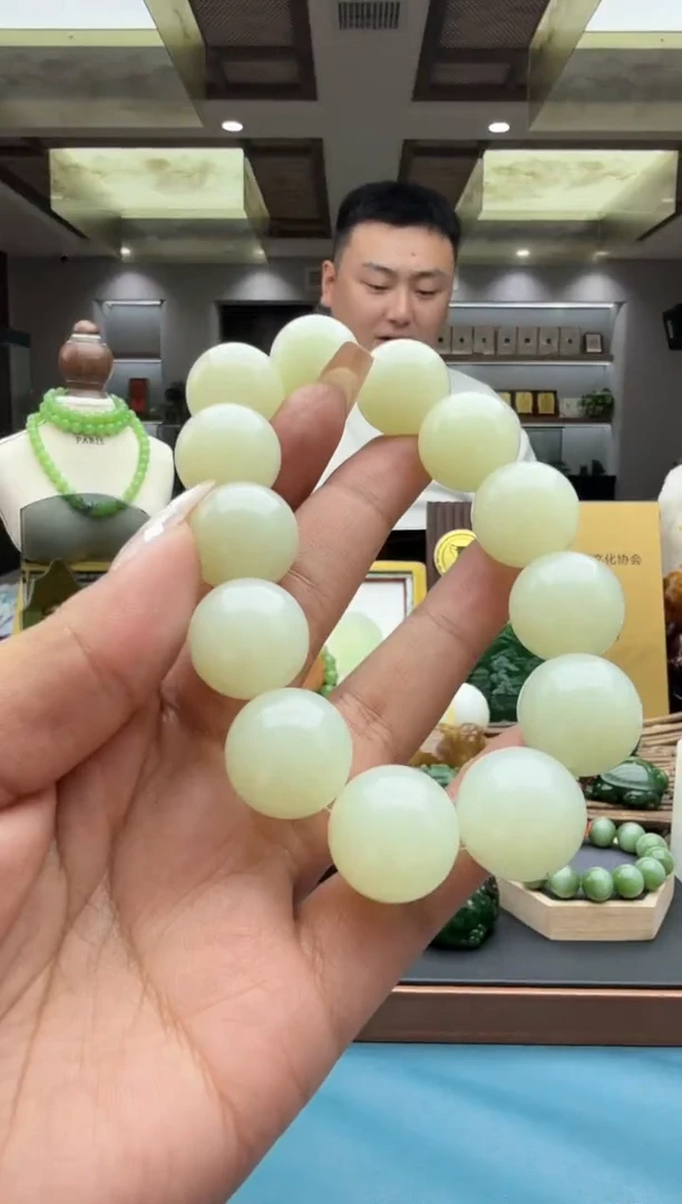 未镶嵌手串和田玉hsl18