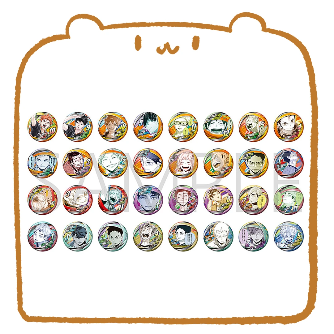 【排球少年】 fanpark粉丝节 原画吧唧 正版日谷 盲盒