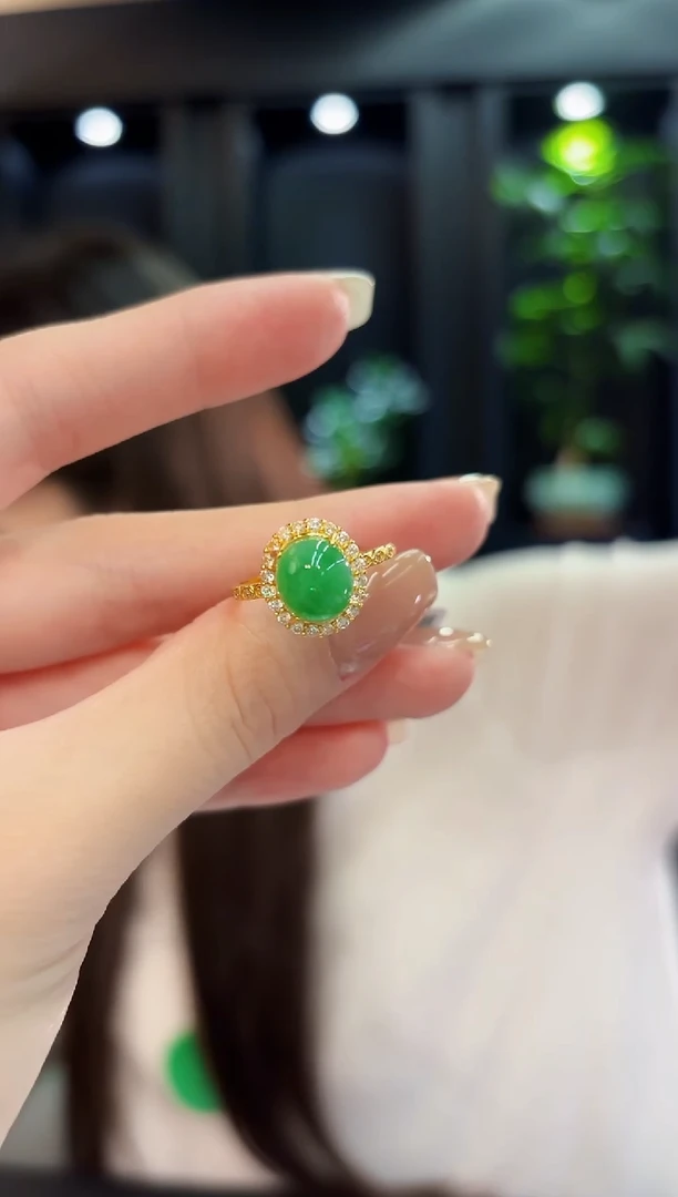 未镶嵌戒指翡翠缅料A货/支持复检/一件