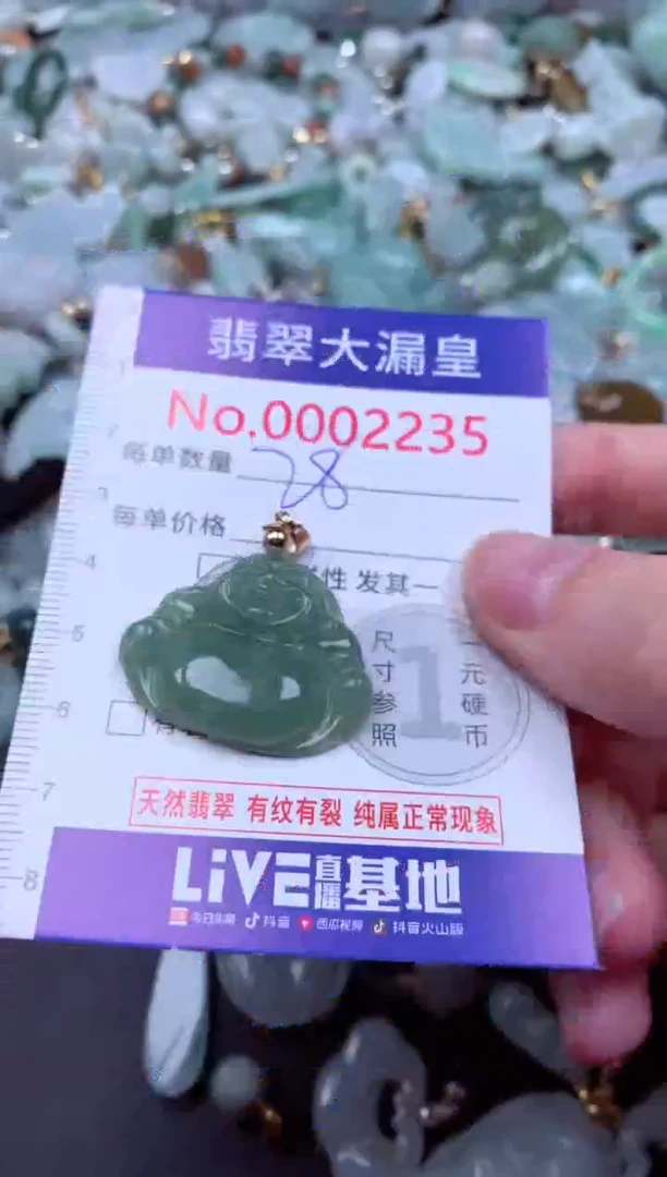 吊坠(不含链)未镶嵌翡翠2235