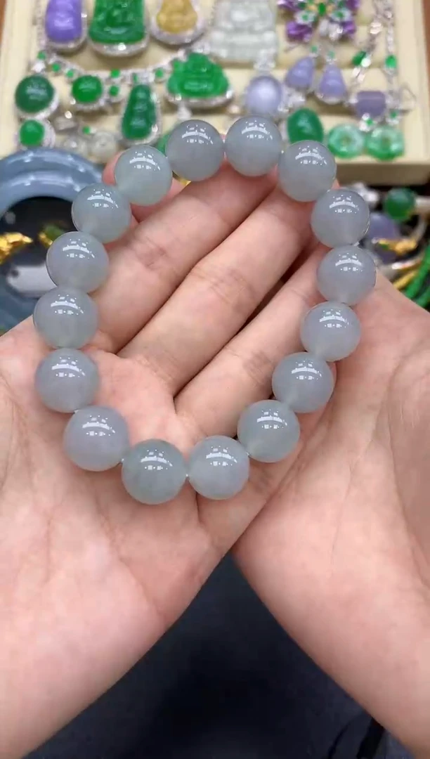 未镶嵌手串翡翠222-中国好珍宝
