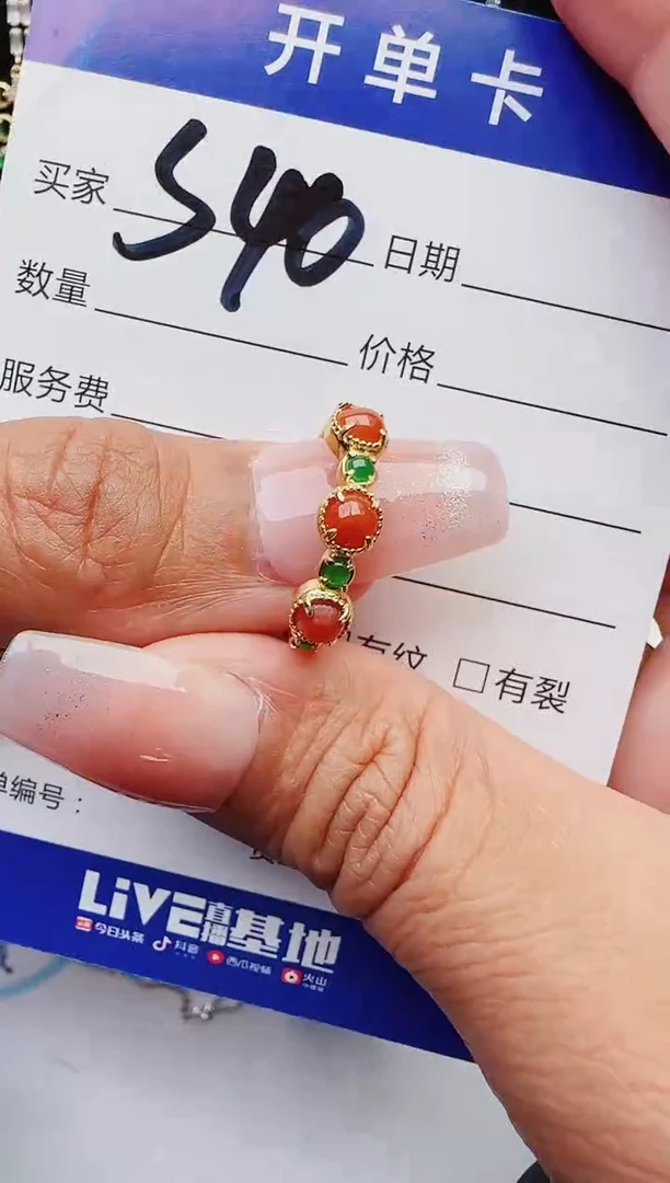 翡翠银S925镶嵌戒指11111111