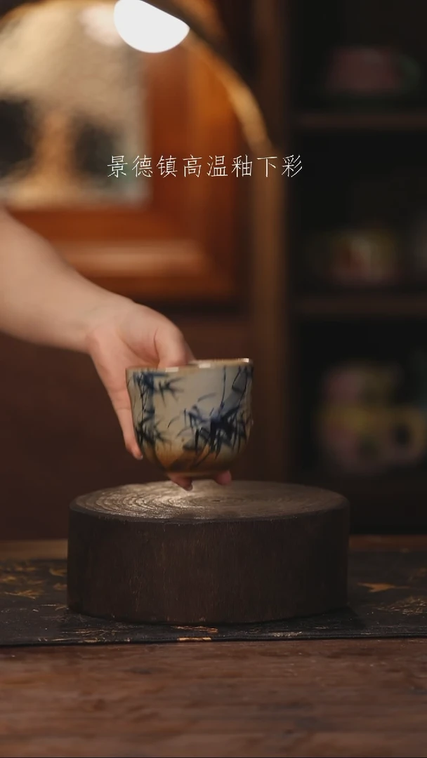 陶瓷景德镇高温釉下手绘陶瓷188
