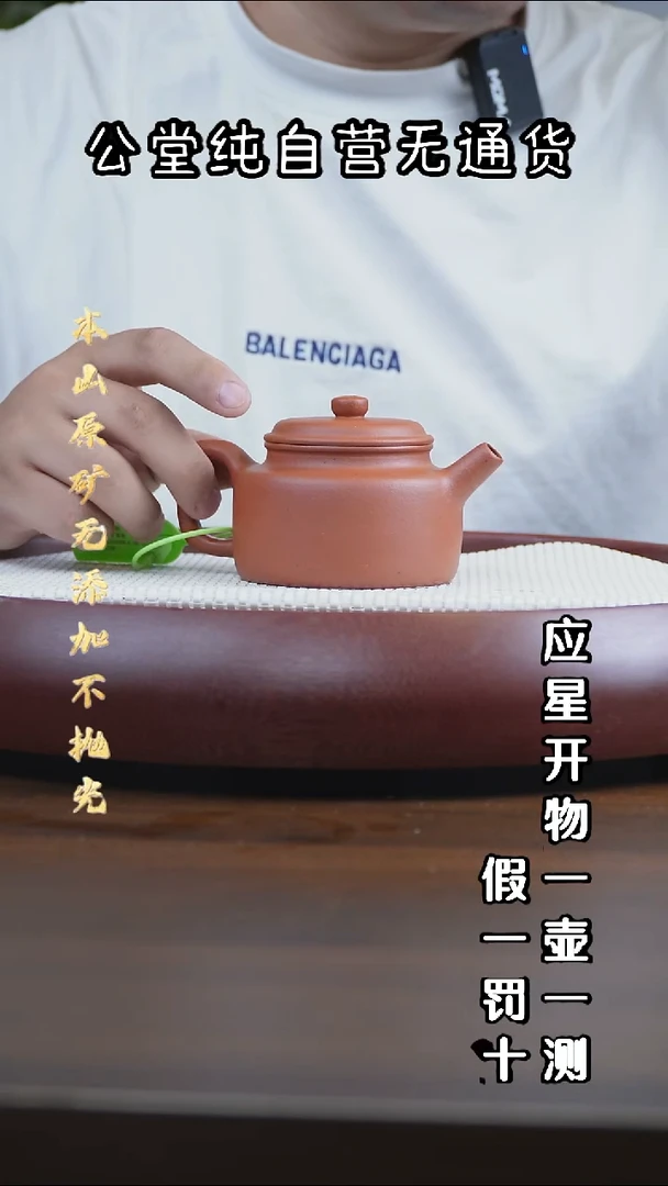 茶壶紫砂黄龙山朱泥 大亨德钟 200cc