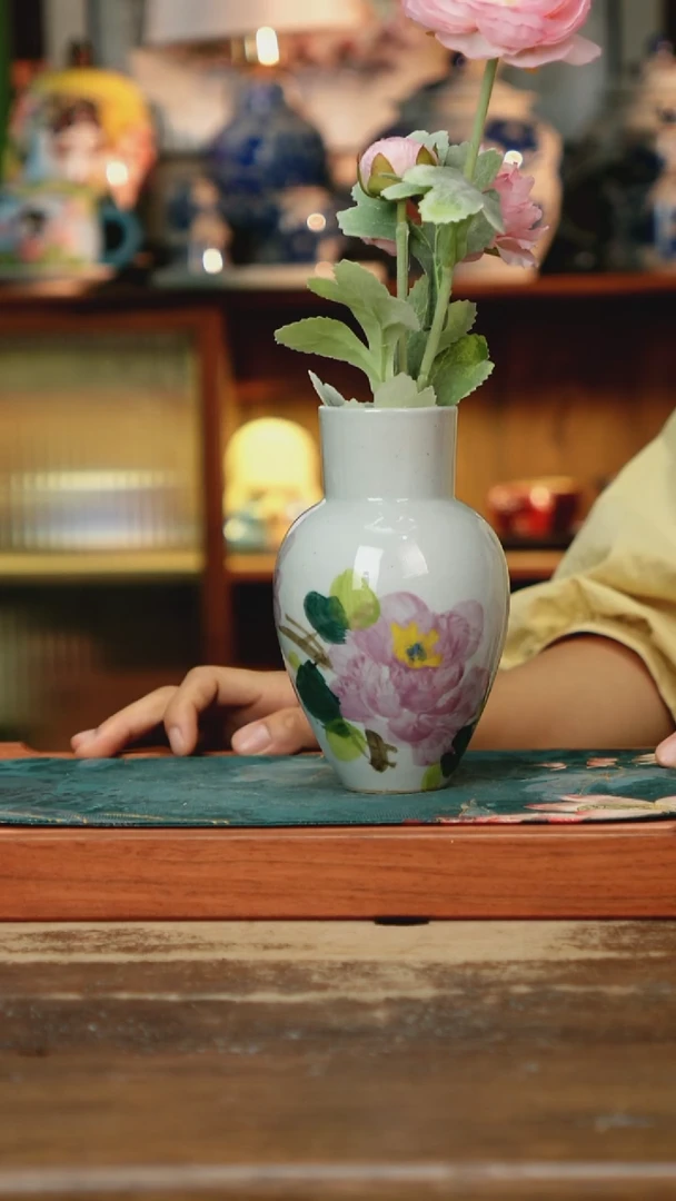 瓷片景德镇纯手工釉下彩精品茶具水杯