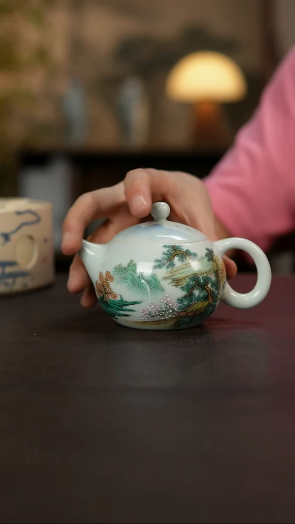 杯景德镇陶瓷杯碗柴烧多人