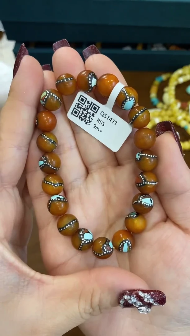 【闪购商品】蜜蜡颈饰未镶嵌QS1411 琥珀蜜蜡