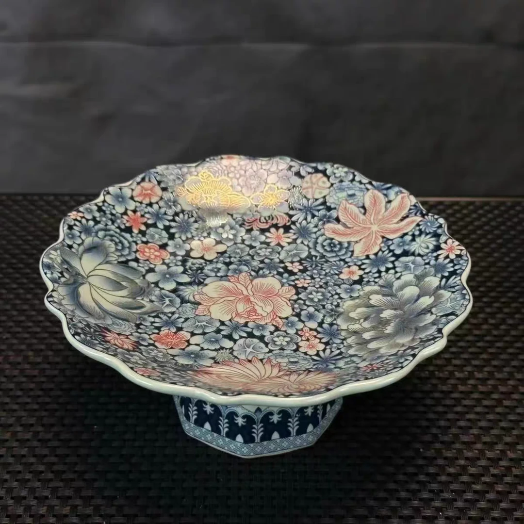 京隆堂复古陶瓷茶点水果盘5