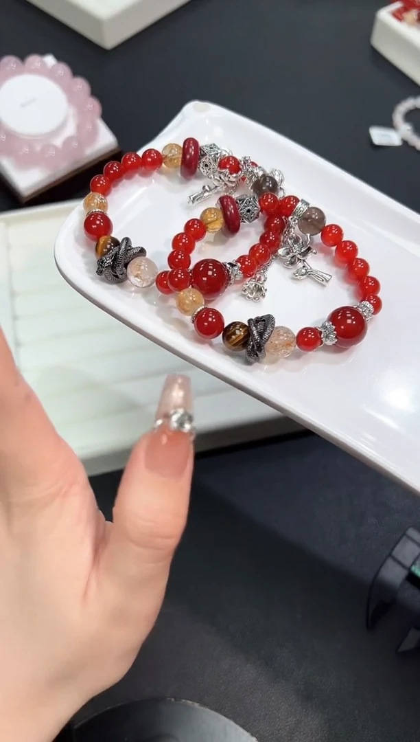【闪购商品】水晶手串未镶嵌77t多样性发其一/1条默认微瑕